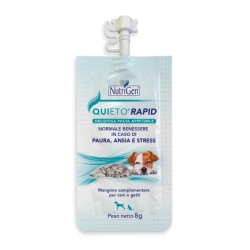 QUIETO RAPID - Complementary feed for dogs and cats In case of anxiety and stress 8 g