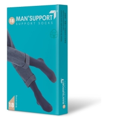 Man'Support 18 - Knee Highs 18-20 mmHg - Size 2 Black