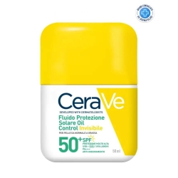 Cerave Face Sunscreen SPF 50+ Invisible Fluid Oil Control Very High Protection 50 ml