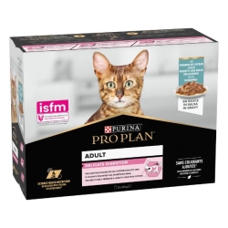 Purina Pro Plan Adult Delicate Fish - Complete food for adult cats 10 x 85 gr