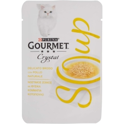 Gourmet Soup Chicken - Complete food in broth for cats 40 gr