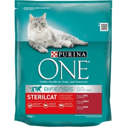Purina One Chicken - Complete food for sterilized cats with kidney problems 350 g