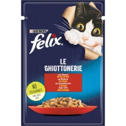 Purina Felix Le Ghiottonerie Beef in Jelly - Complete food for adult cats 85g