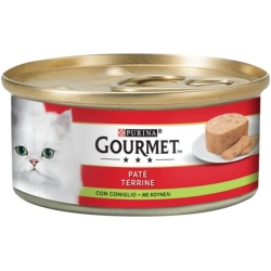 Purina Gourmet Rabbit Paté - Complete food for adult cats 195g