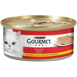 Purina Gourmet Duck and Chicken - Complete food for adult cats 195g