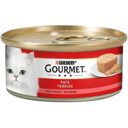 Purina Gourmet Beef - Complete food for adult cats 195g