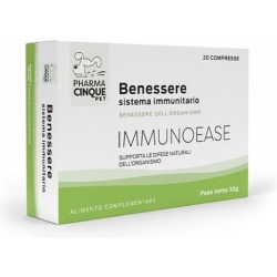 Immunoease - Complementary food for animals with immune support 20 tablets