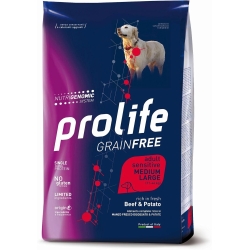 Grain Free Medium-Large Beef and Potatoes - Complete food for sensitive adult dogs 10 kg