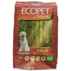 Ecopet Natural Adult Medium Chicken - Complete food for medium-sized adult dogs 2.5 kg
