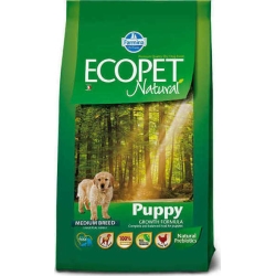 Ecopet Natural Puppy Medium Chicken - Complete food for puppies and pregnant dogs 2.5 kg
