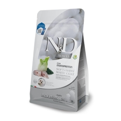 Russo Mangimi N&D White Dog Seabass - Complete food for puppies of medium and maximum size 2 kg