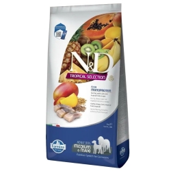 N&D Tropical Selection Herring and Tropical Fruit - Complementary feed for medium-sized adult dogs 2 kg