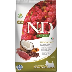 N&D Quinoa Skin & Coat Duck, Coconut Turmeric - Dry food for dogs with intolerances 2.5 kg