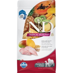 N&D Tropical Selection Medium Maxi Chicken - Complete food for adult dogs 2 kg