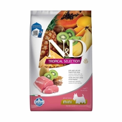 N&D Tropical Selection Mini Dog Pork and Tropical Fruits - Complete food for small dogs 5 kg