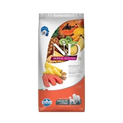N&D Tropical Selection Dog Adult Medium Maxi Salmon - Complete food for medium-large breed dogs 10 kg