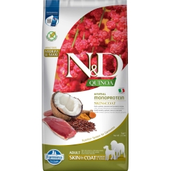 N&D Quinoa Skin and Coat Duck - Complete food for adult dogs with intolerances 7 kg