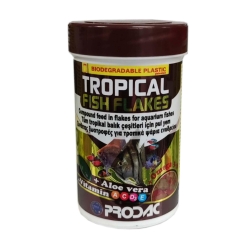 Tropical Fish Flakes - Compound flake food for tropical aquarium fish 100 ml