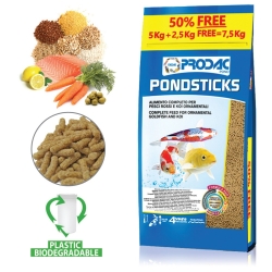 Pondsticks - Complete food for goldfish and ornamental fish 7.5 kg
