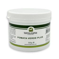 Green Plus Ointment for Equines - Decongestant and Soothing Action for Limbs and Back 500g