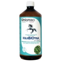 Equibiotin - Complementary feed for horses useful for hooves and coat 1 Lt