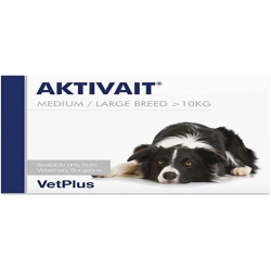Aktivait - Food supplement for senior dogs of medium and large breeds 60 capsules