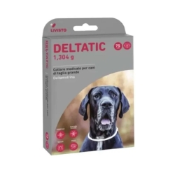 Deltatic - Medicated Anti-Parasite Collar for Large Dogs )25 kg 75 cm