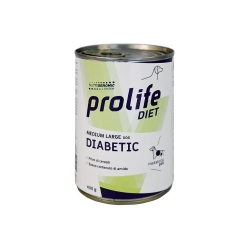 Prolife Diet Dog Medium Large Diabetic Chicken - Complete food for large and medium diabetic dogs 400 gr
