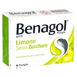 Benagol - lemon flavour oral antiseptic - 16 sugar-free tablets