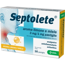 Septolete 16 pads - Disinfectant-inflammatory