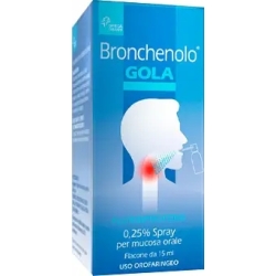 Bronchenolum Throat - anti-inflammatory spray for sore throat 15 ml