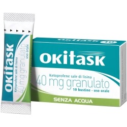 Okitask 40 mg granules - granules analgesic - 10 sachets