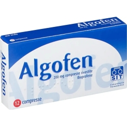 Algofen 200 mg - analgesic and anti-inflammatory 200 mg 12 coated tablets