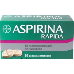 Aspirina Rapida 500 mg - anti-inflammatory 10 chewable tablets