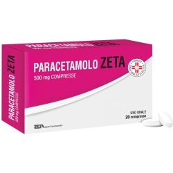 Paracetamol - analgesic medicament 20 Tablets 500 Mg