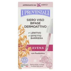 I Provenzali Dermoactive Oat Bi-Phase Face Serum - Moisturizing and Soothing for Sensitive Skin 30 ml