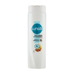 SUNSILK Argan Oil and Almond Shampoo for Fragile Hair, Anti-Breakage and Natural Shine 250 ml