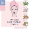 ARGAN OIL Turban - 1 Hair Towel Infused with Argan Oil