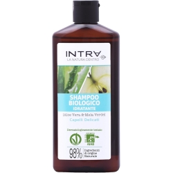 Organic Moisturizing Nourishing Shampoo with Aloe Vera and Green Apple 250 ml