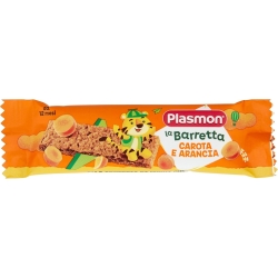 Plasmon Carrot and Orange Bar for Children 20g