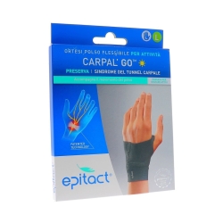 Epitact Carpal'Go - Flexible Daytime Wrist Orthosis for Carpal Tunnel Syndrome, Left, Size L