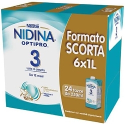 Nidina Optipro 3 - Liquid growth milk for children 6x1000 ml