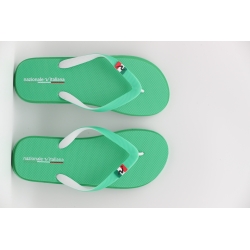 Green Fluo Flip Flops 43 Men