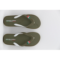 Men's Military Green Flip Flops Size 41