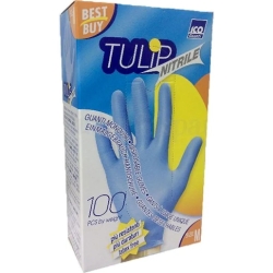 100 Black Nitrile Gloves Size M