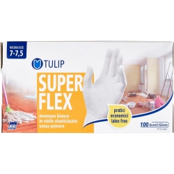 Super Flex - 100 disposable gloves Size M