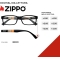 Reading Glasses più 1.00, Black, Striped Temples