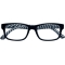 Reading Glasses più 2.00, Black Color, Carbon Fiber Look Inner Temples