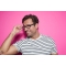 Reading Glasses più 2.00, Black Color, Carbon Fiber Look Inner Temples