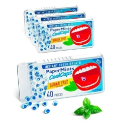 PAPERMINTS Coolcaps Sugar Free 40 Refreshing Pearls